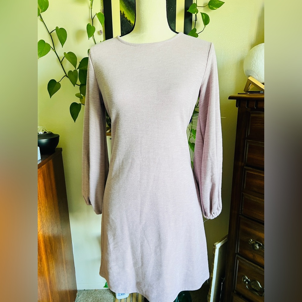 R. Vivimos Women’s Long Sleeve Lavender Dress Size M